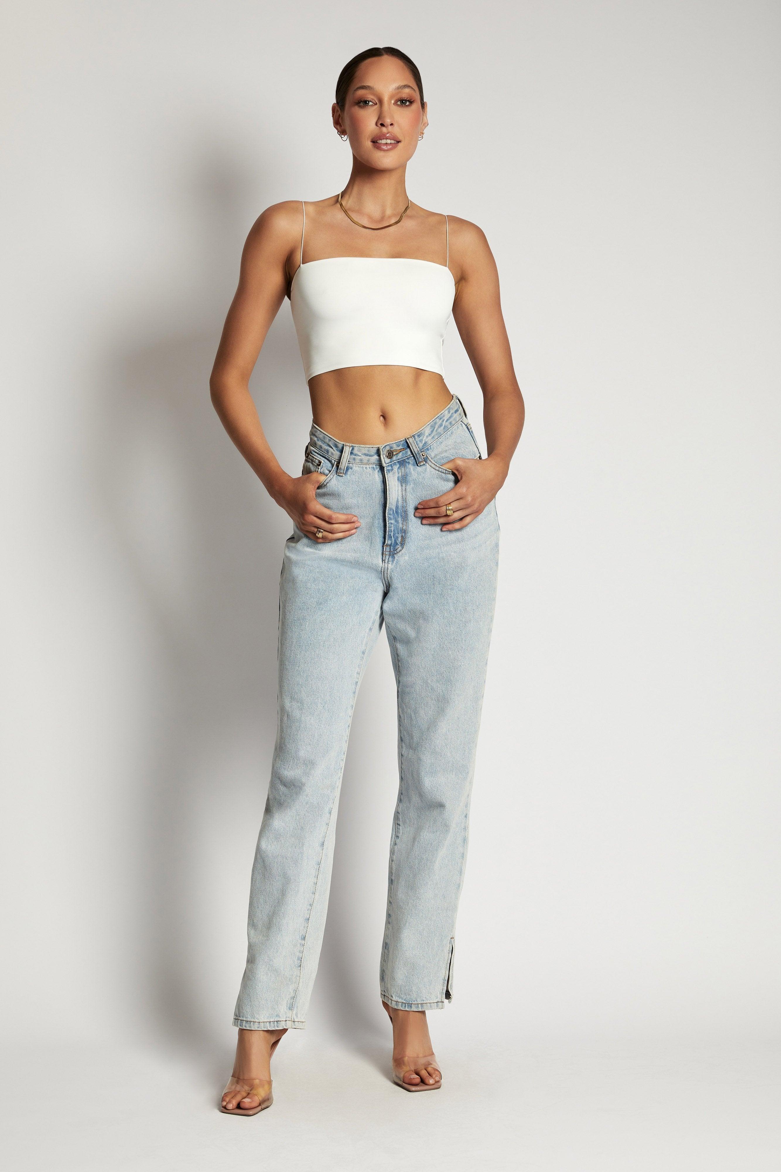 Yvonne Cami Crop Top - White Product Image