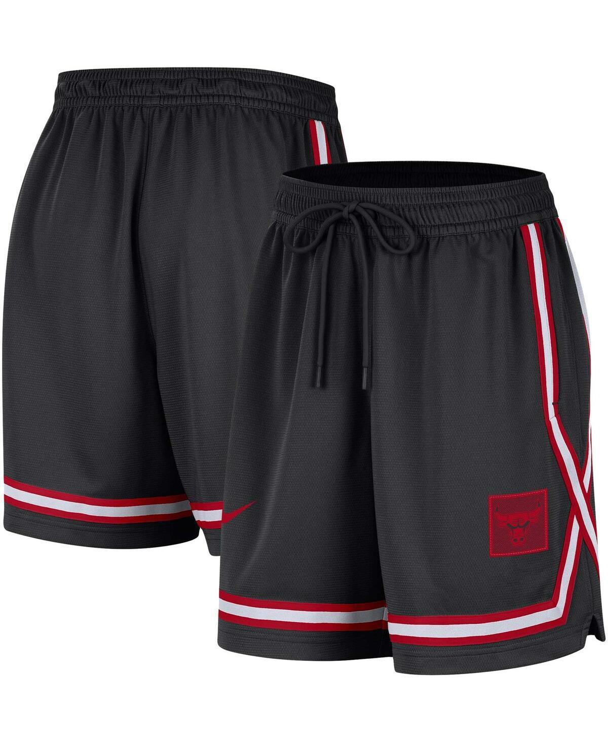 Nike Womens Black Chicago Bulls Sideline Fly Crossover Performance Shorts - Black Product Image