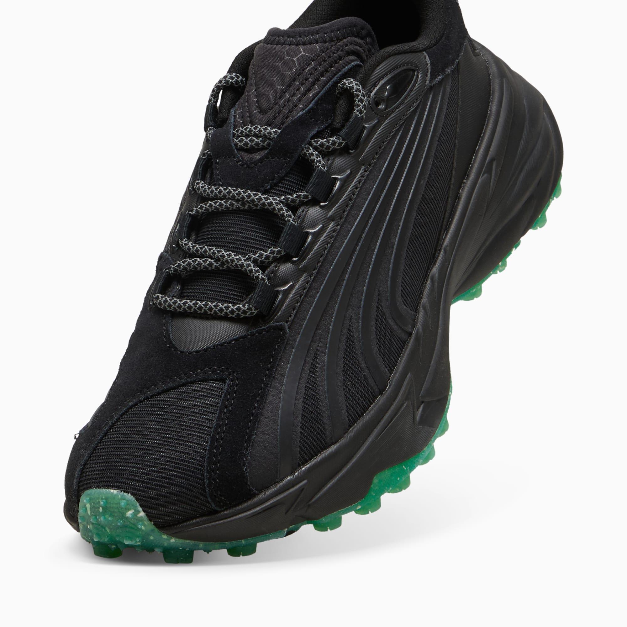 PUMA Mercedes-AMG Petronas F1Â® Spirex Men's Sneakers in Black/Fizzy Green Product Image