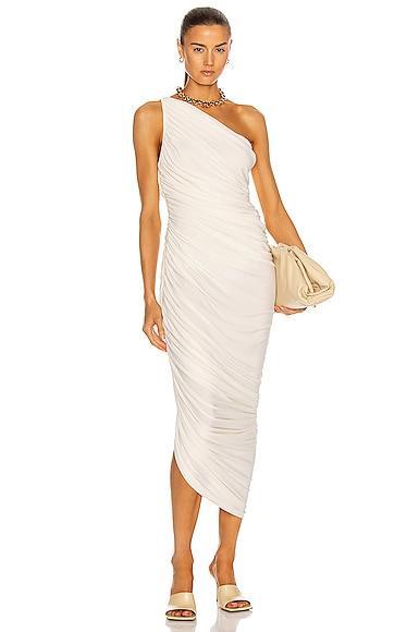 Womens Diana Ruched One-Shoulder Gown Product Image