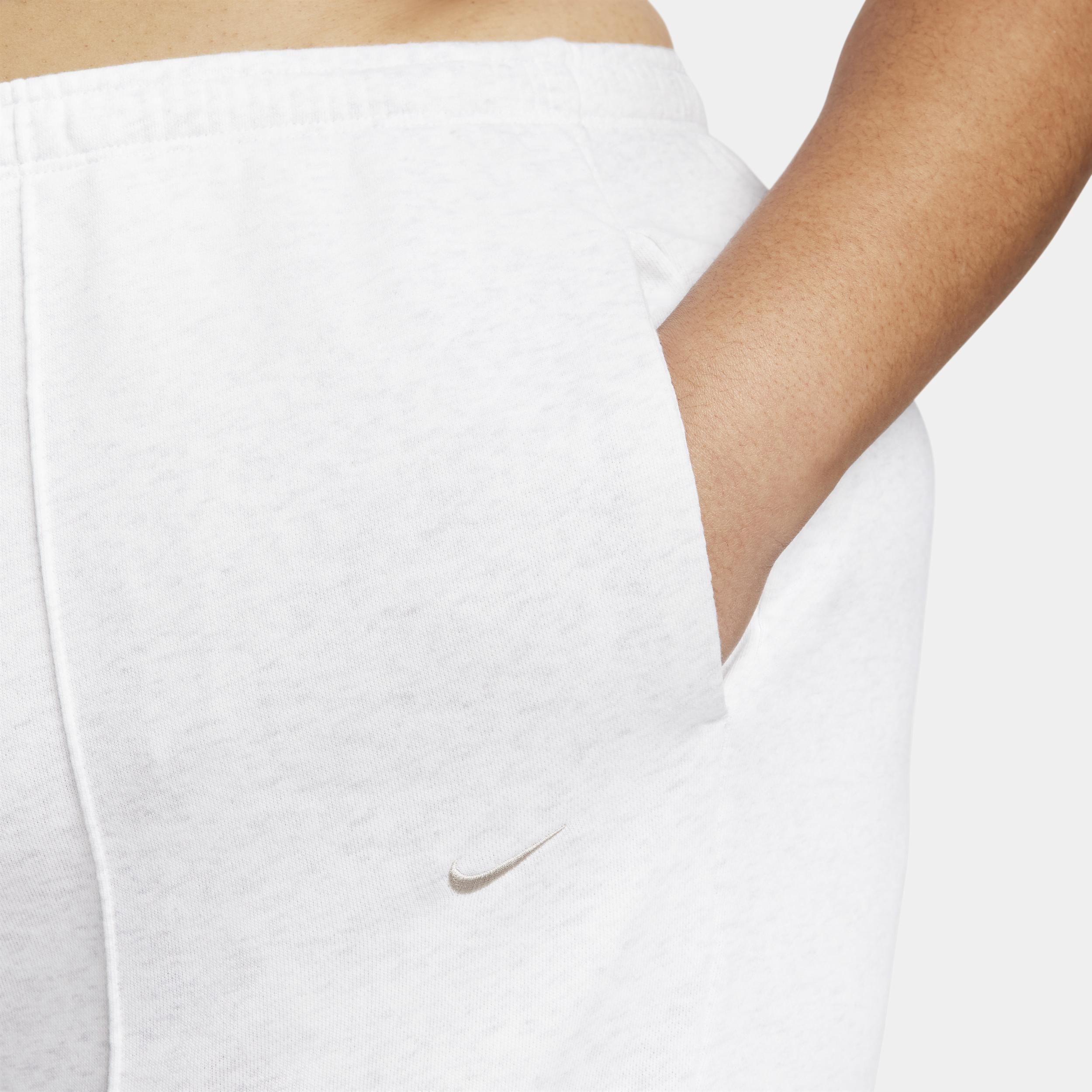 Plus Size Nike Slim Fit High-Waisted Chill French Terry Sweatpants, Womens Birch Grey Product Image