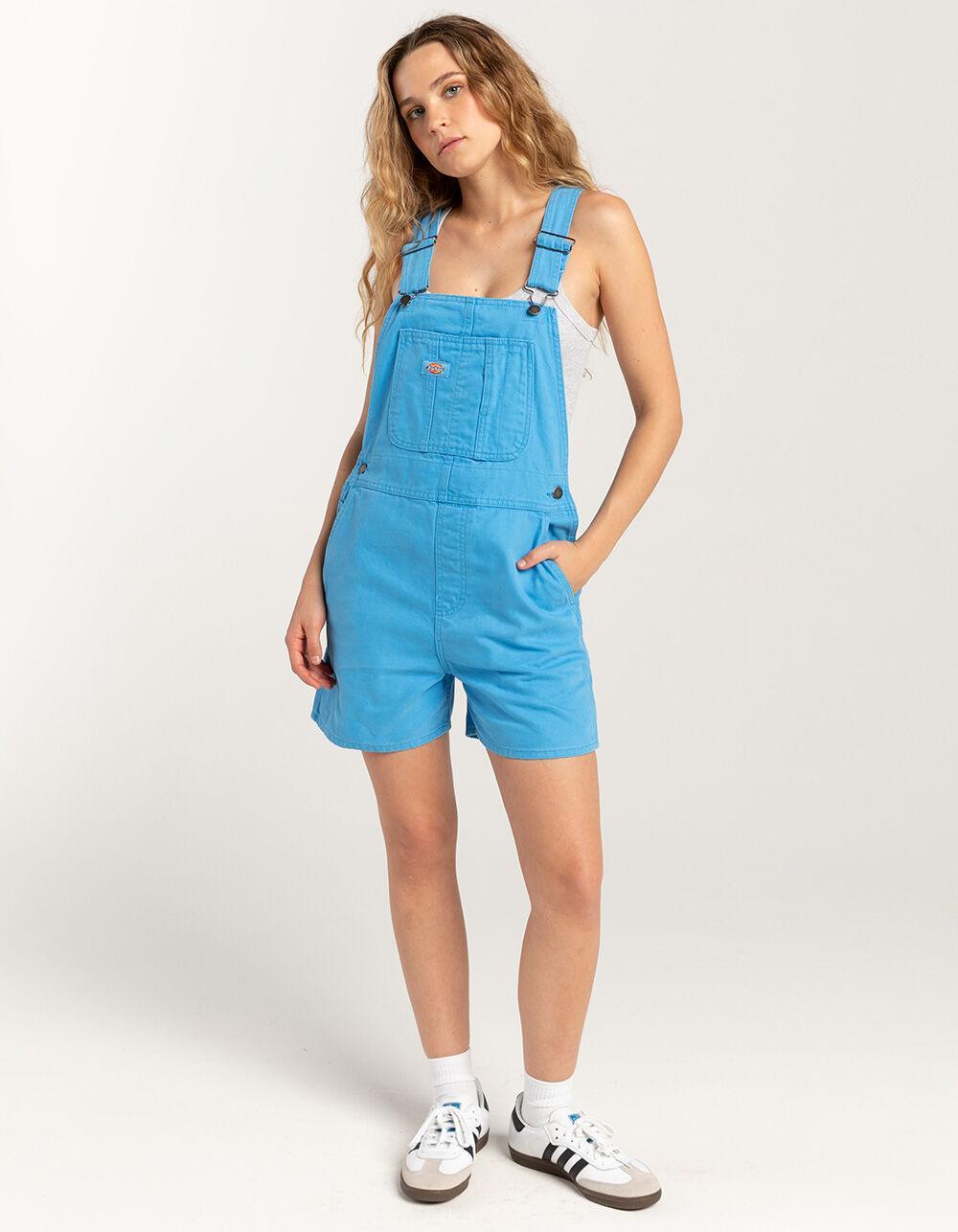 DICKIES Relaxed Fit Duck Bib Womens Shortalls Product Image