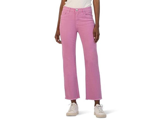 KUT from the Kloth Kelsey High-Rise Fab Ab Ankle Flare-Nset Leg In Lavander (Lavander) Women's Jeans Product Image