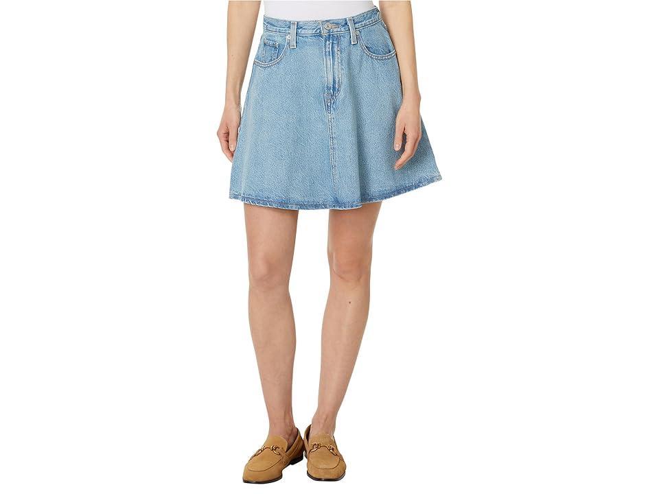 Levi's(r) Premium Mini Flounce Skirt (Look Women's Skirt Product Image