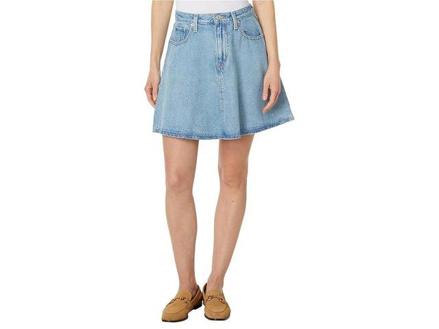 Levi's(r) Premium Mini Flounce Skirt (Look Women's Skirt Product Image