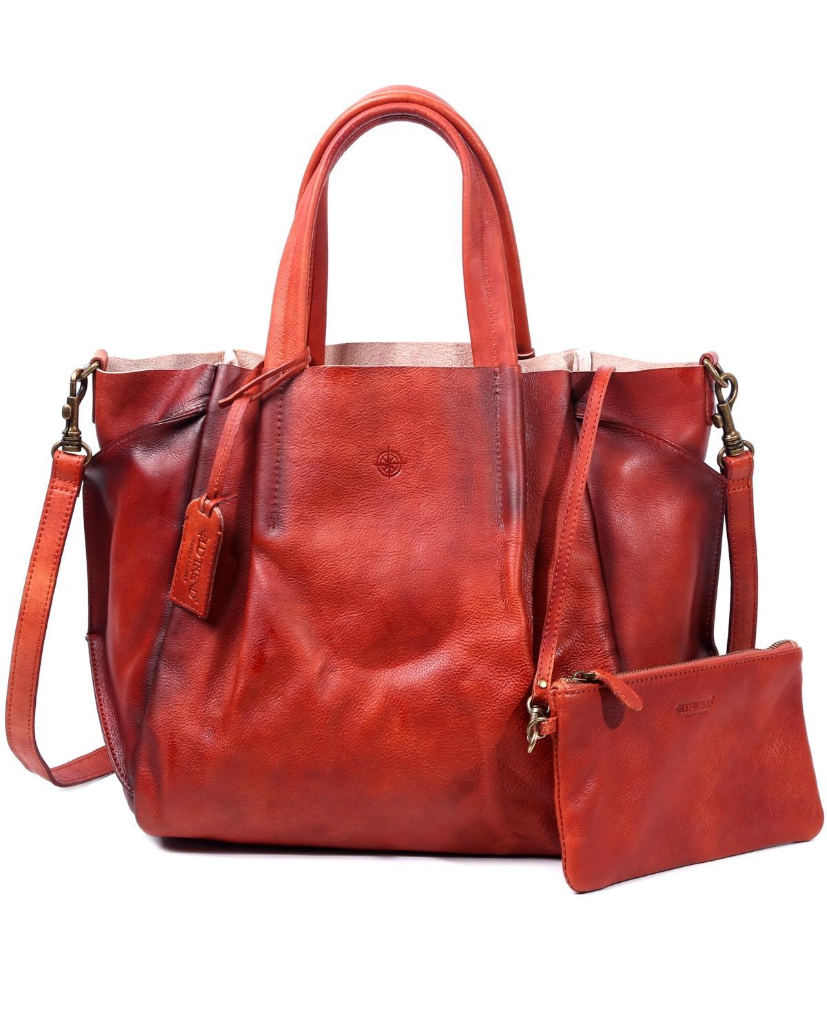 Old Trend Genuine Leather Sprout Land Tote Bag (Rusty Red) Handbags Product Image