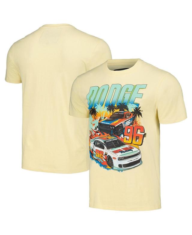 Reason Mens Yellow Dodge 96 Graphic T-Shirt Product Image