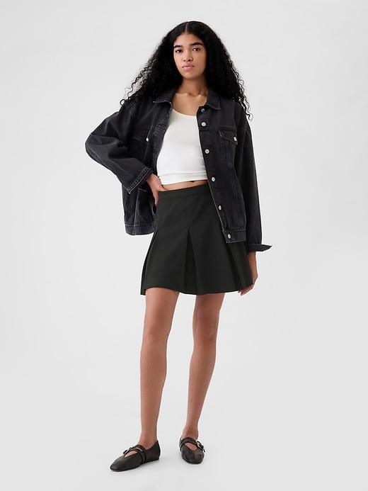 Pleated Mini Skirt Product Image