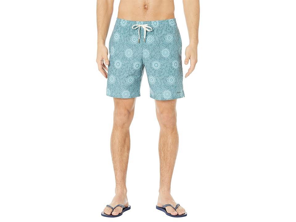 Rhythm Paloma Beach Shorts (Teal) Men's Swimwear Product Image