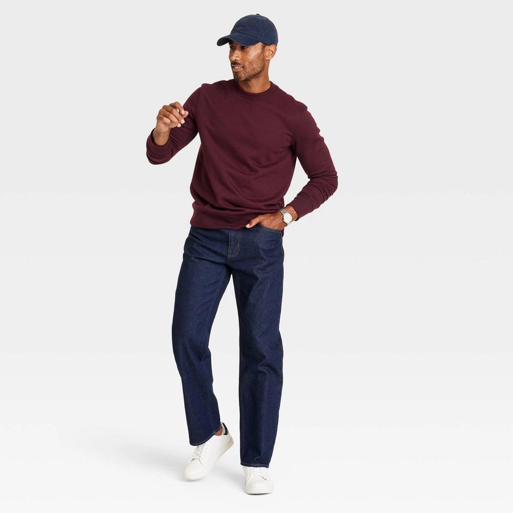 Men's Relaxed Fit Jeans - Goodfellow & Co™ Dark Wash 36x32 Product Image