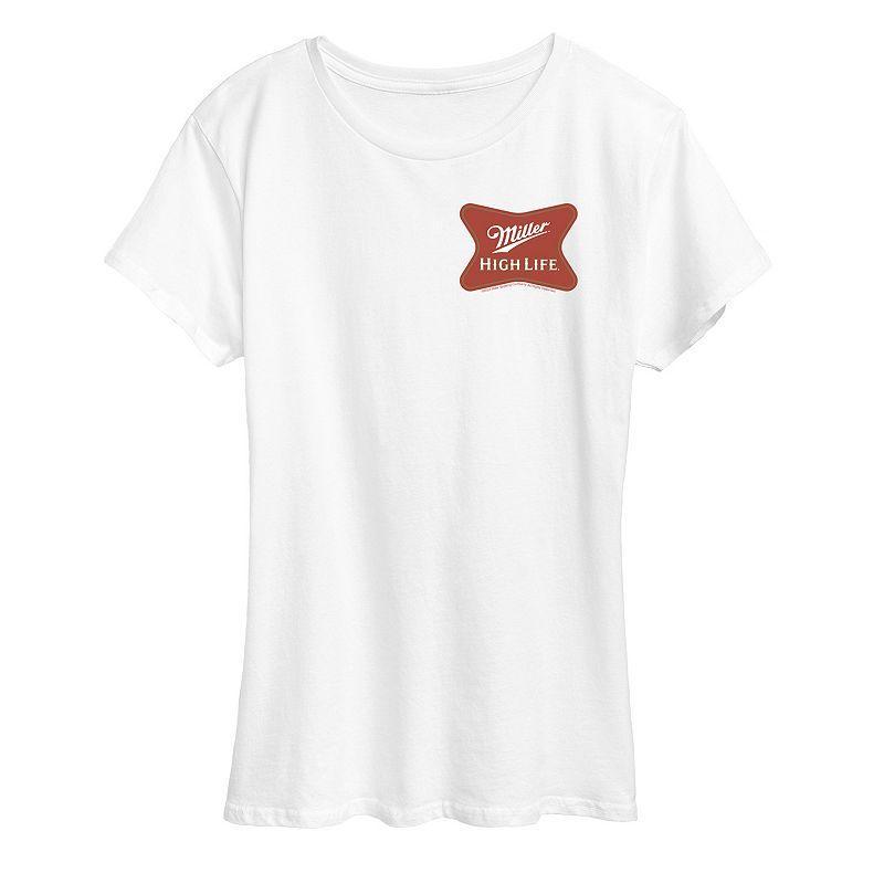 Womens Miller High Life Logo Graphic Tee Product Image