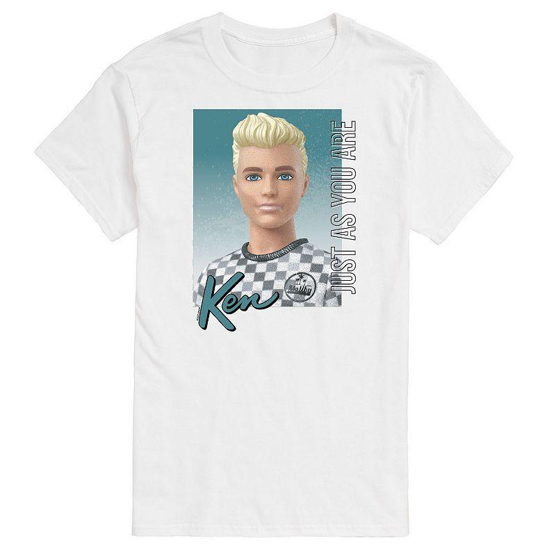 Big & Tall Barbie Ken Just As You Are Graphic Tee, Mens Product Image