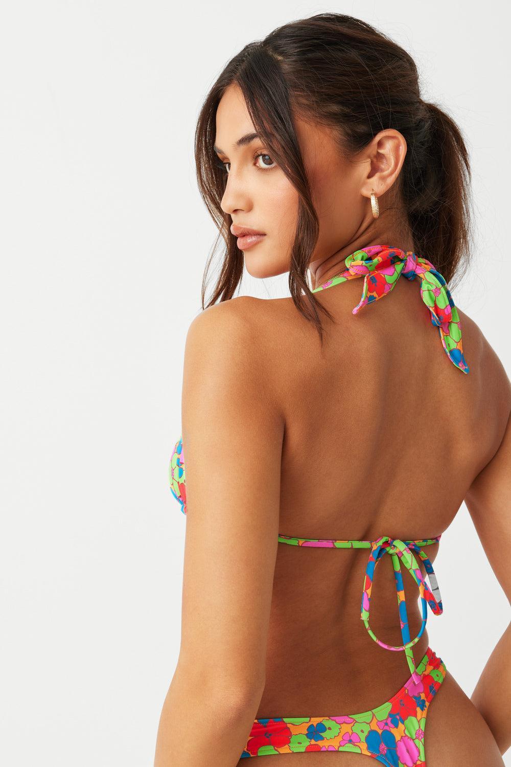 Diana Halter Bikini Top - Groovy Product Image