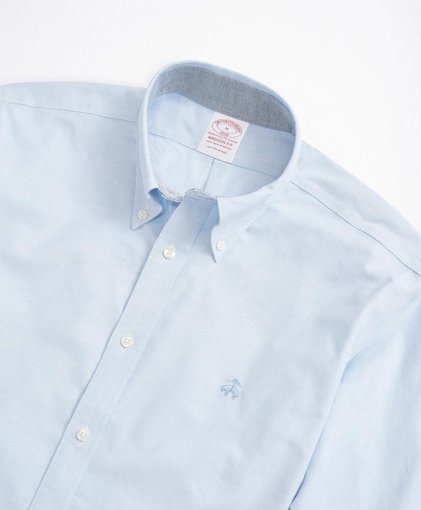 Stretch Madison Relaxed-Fit Sport Shirt, Non-Iron Oxford Product Image