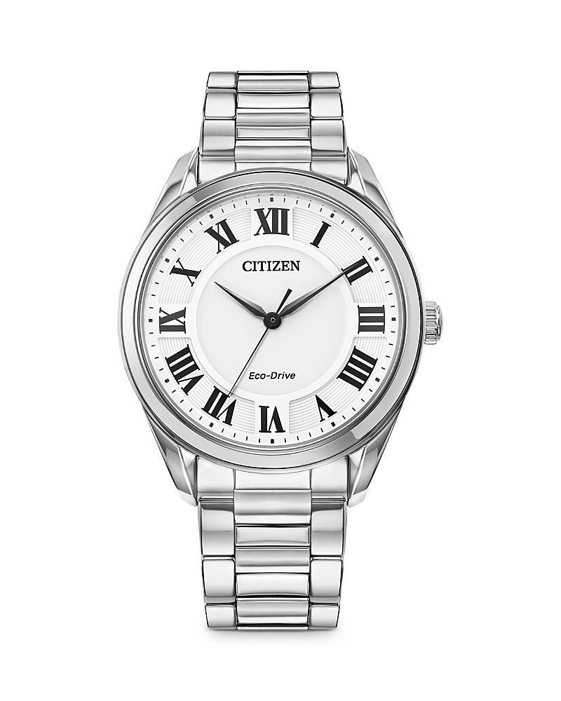 Citizen Eco-Drive Womens Arezzo Stainless Steel Bracelet Watch 35mm Product Image