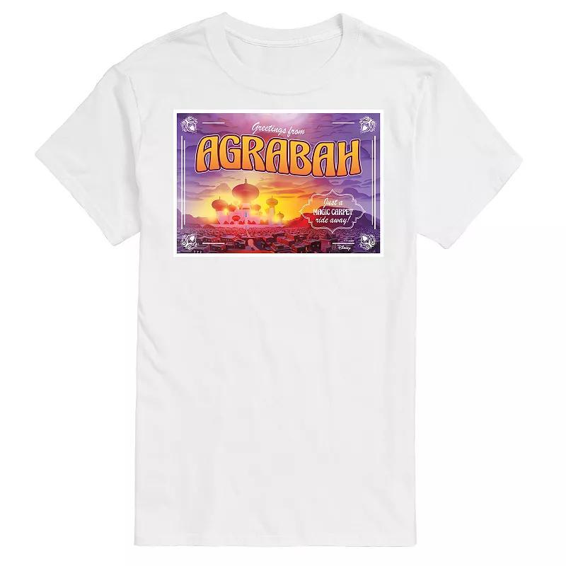 Disney Princess Big & Tall Agrabah Postcards Graphic Tee, Mens Product Image