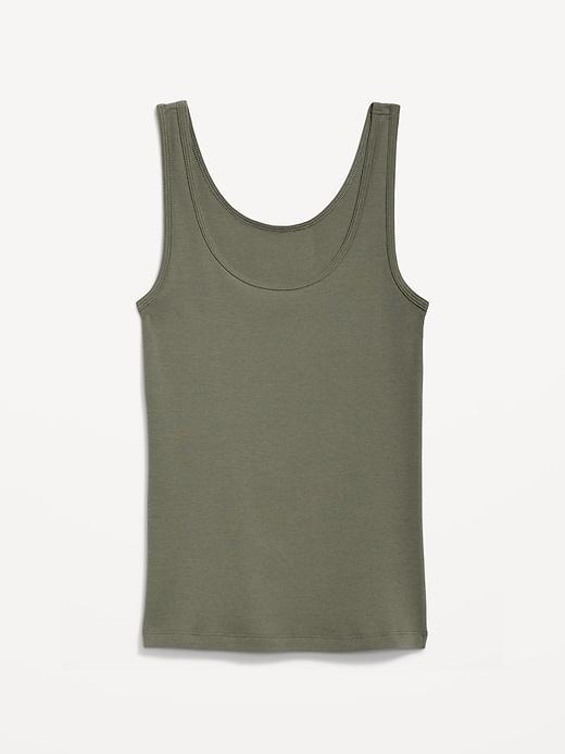 Rib-Knit First Layer Tank Top Product Image