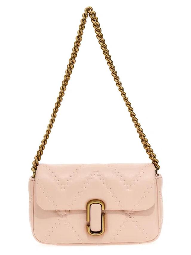 MARC JACOBS Logo Embroidered Bag In Light Pink Product Image