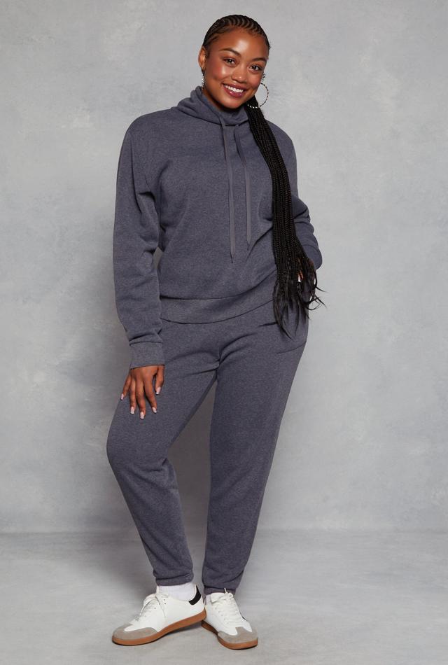 Womens Plus Size Drawstring Pocket Sweatpants Product Image