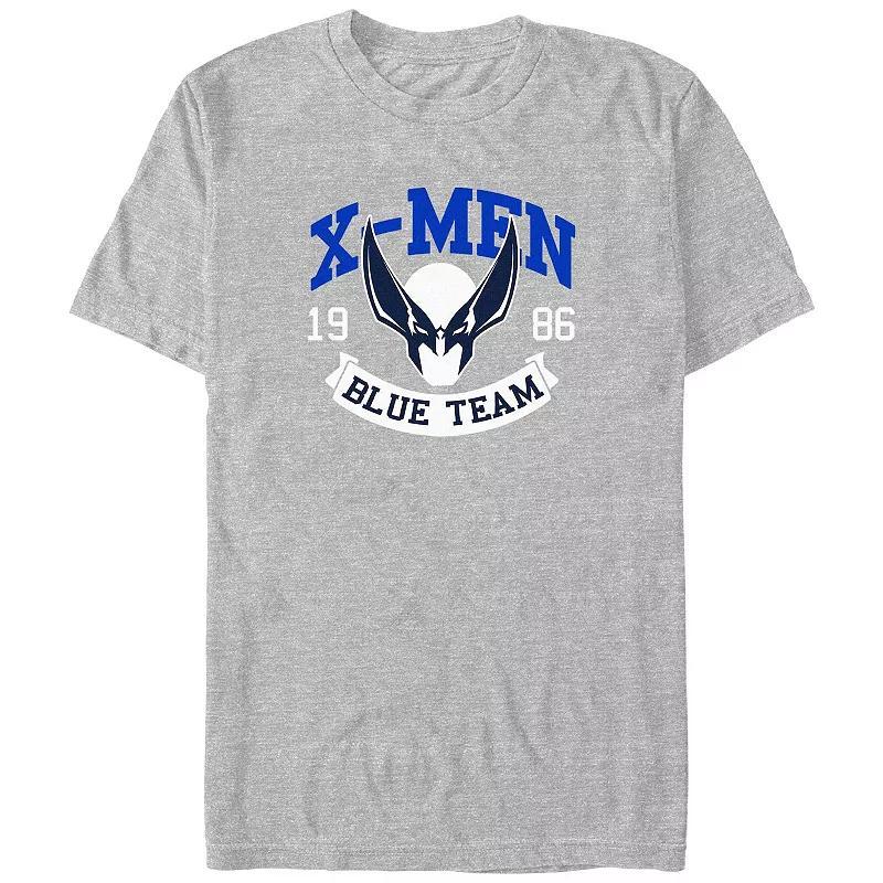 Big & Tall Marvel X-Men 1986 Blue Team Graphic Tee, Mens Athletic Grey Product Image