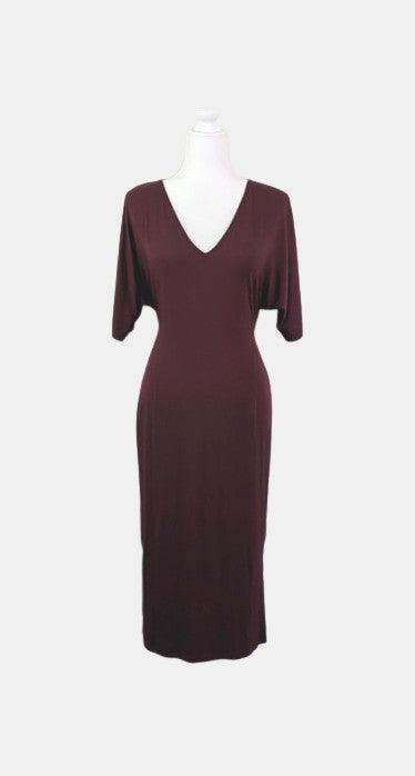 Gordana Midi Dress - Plum - ReAmour Product Image