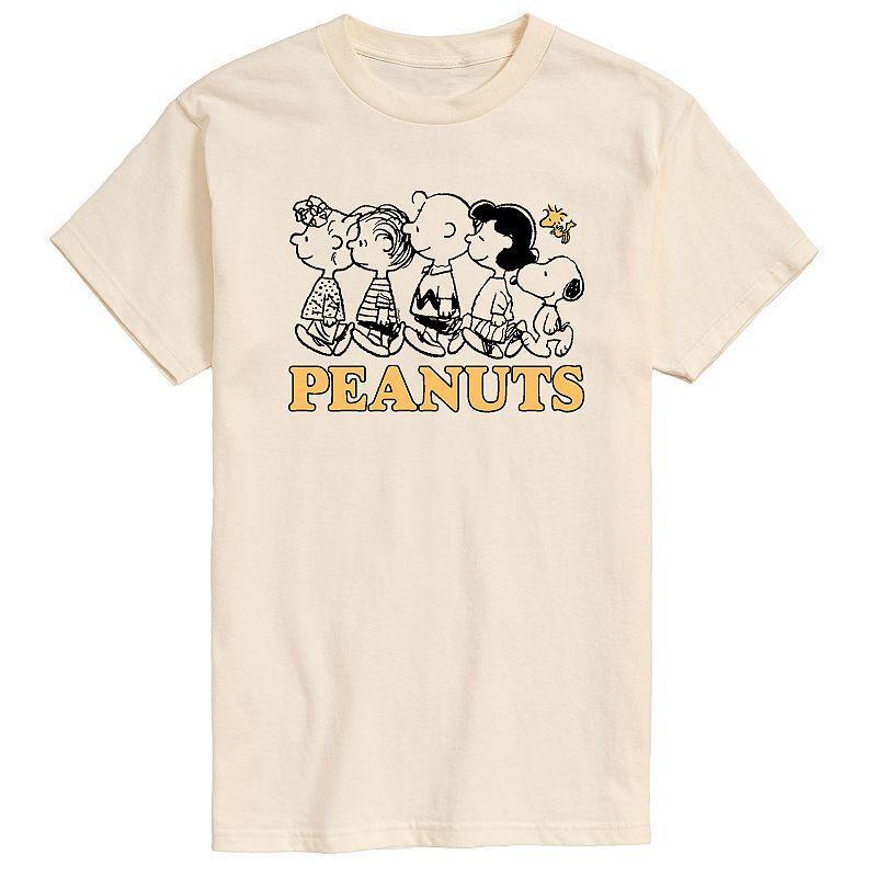 Mens Peanuts Group Outline Tee Product Image