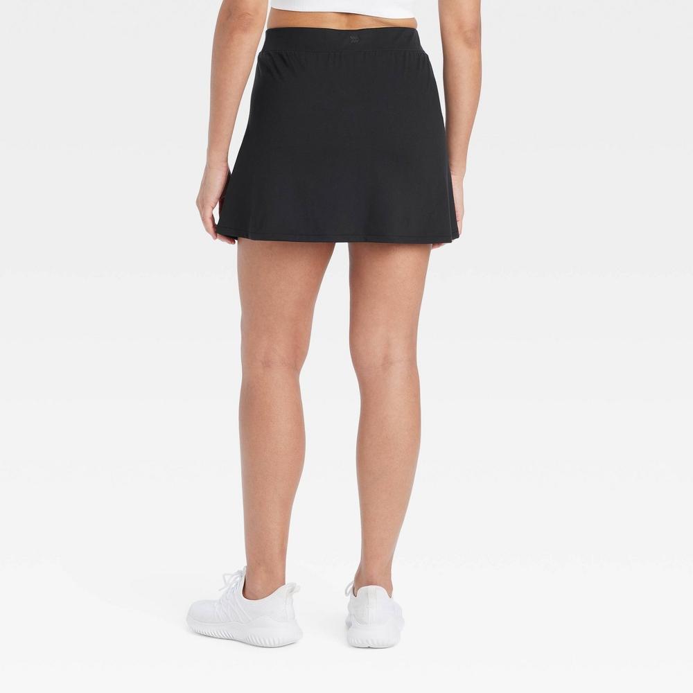 Women's Knit Slit Skort - All In Motion™ Black M Product Image