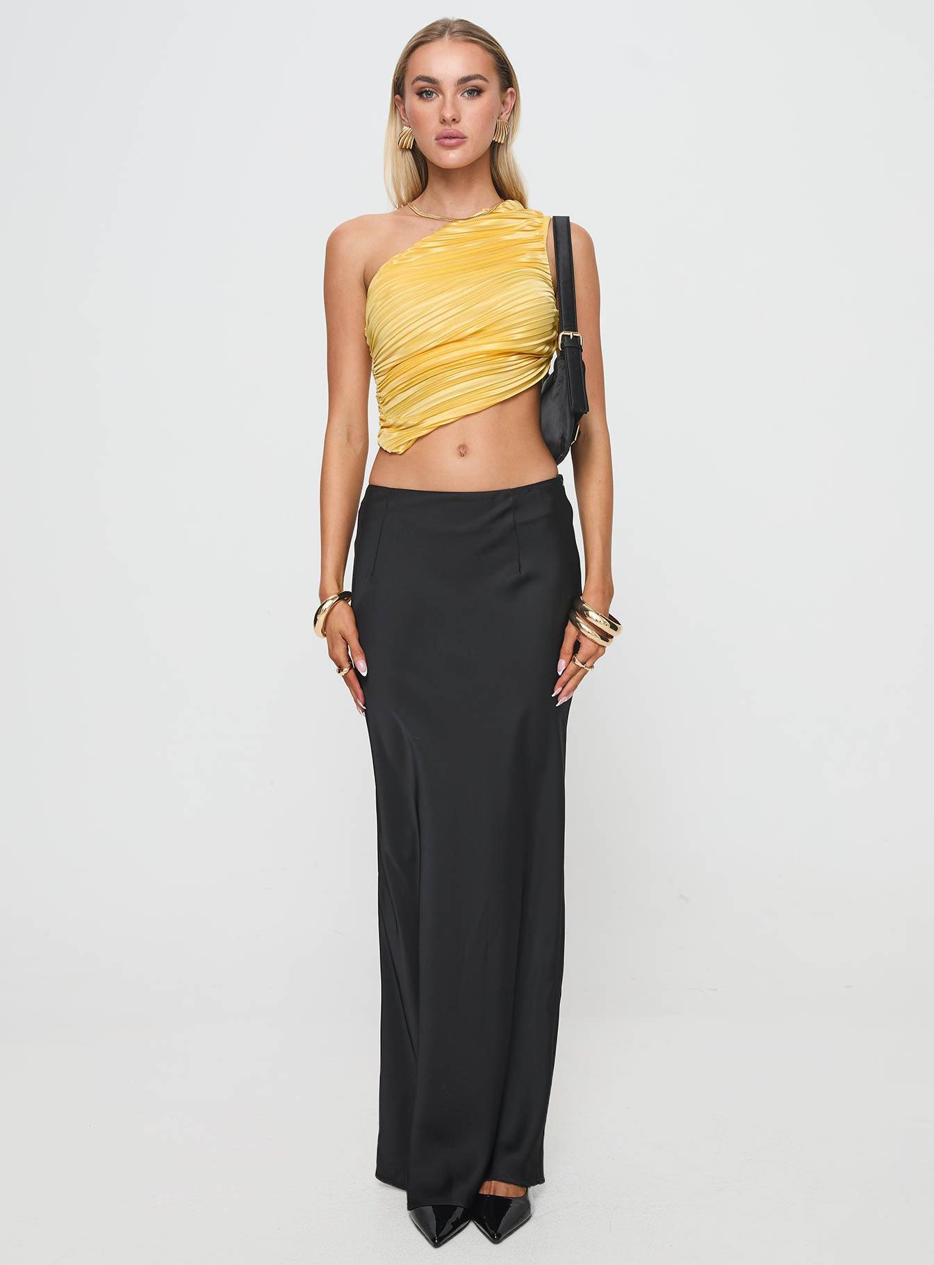 Brinstead One Shoulder Top Yellow Product Image