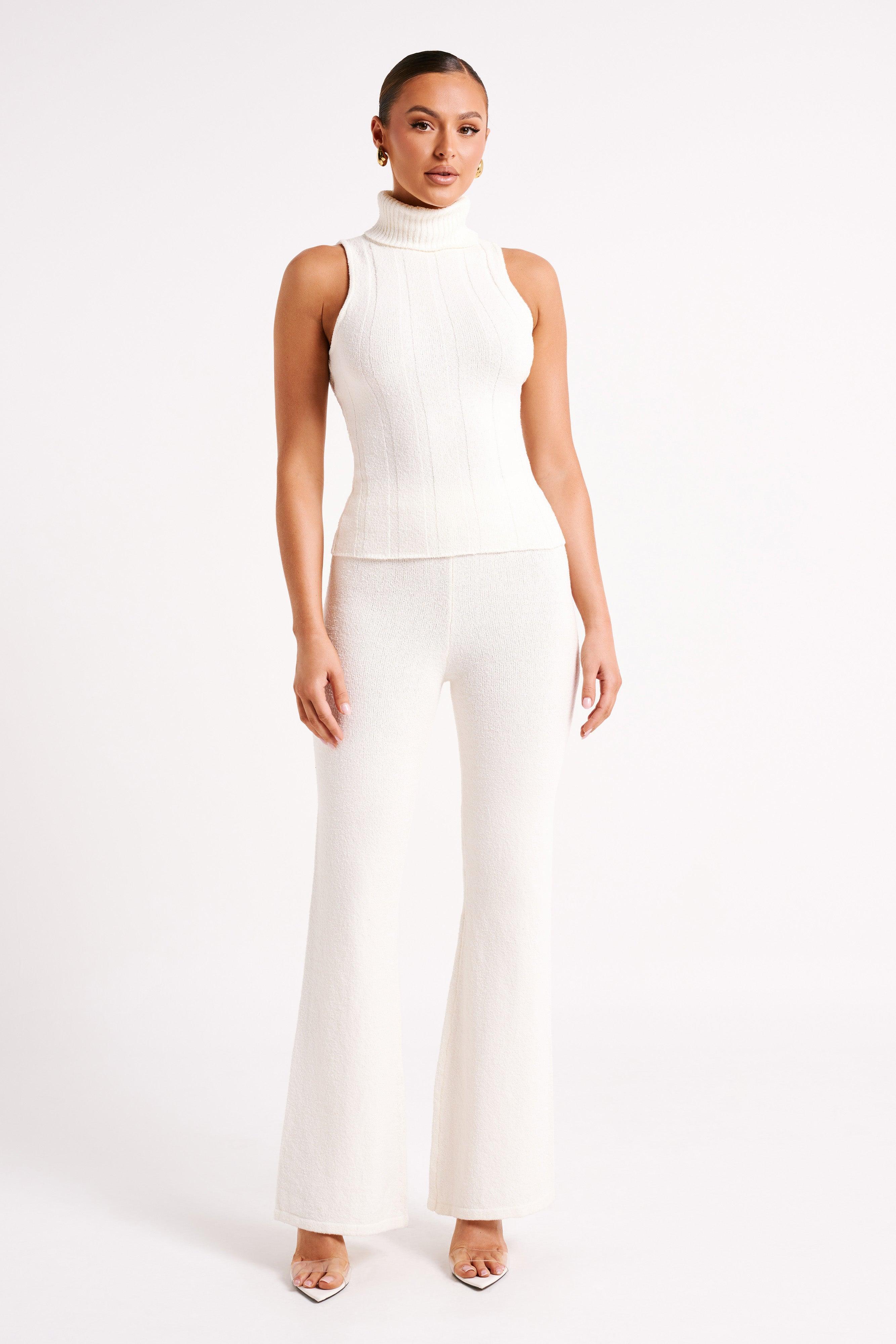 Angelina Knit Pants - Ivory Product Image