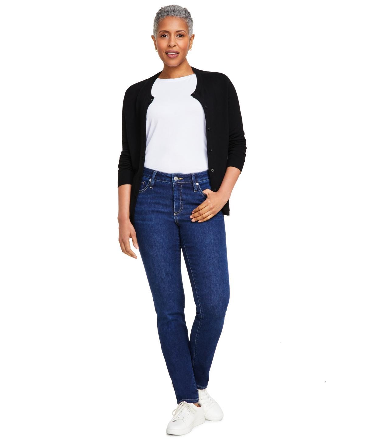 Style & Co Womens Mid-Rise Stretch Slim-Leg Jeans, Created for Macys Product Image