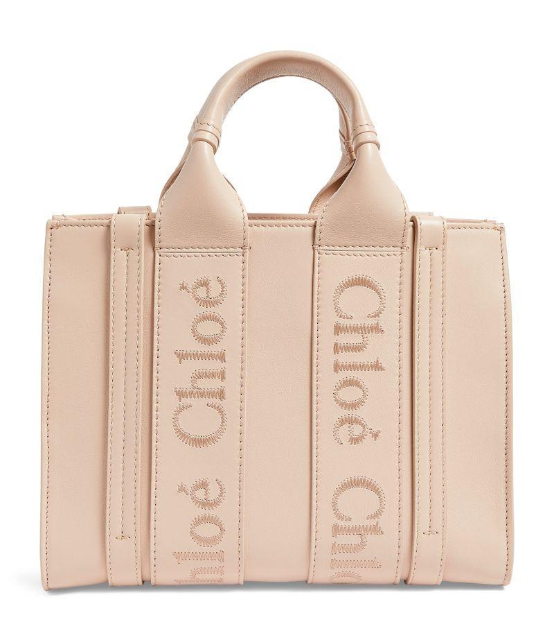 Small Woody Tote Bag In Pink Product Image