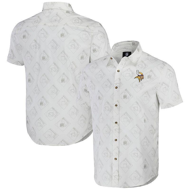 Mens NFL x Darius Rucker Collection by Fanatics New Orleans Saints Woven Short Sleeve Button Up Shirt Product Image