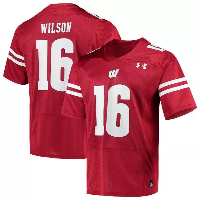 Mens Under Armour Russell Wilson Wisconsin Badgers Replica Alumni Jersey Product Image