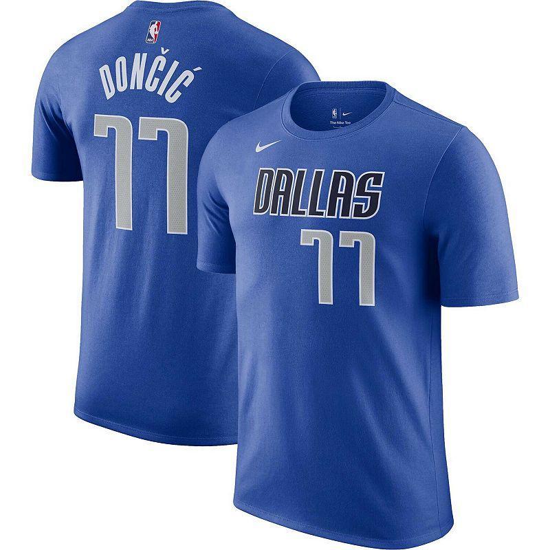 Mens Nike Luka Don i Dallas Mavericks Icon 2022/23 Name & Number T-Shirt Product Image