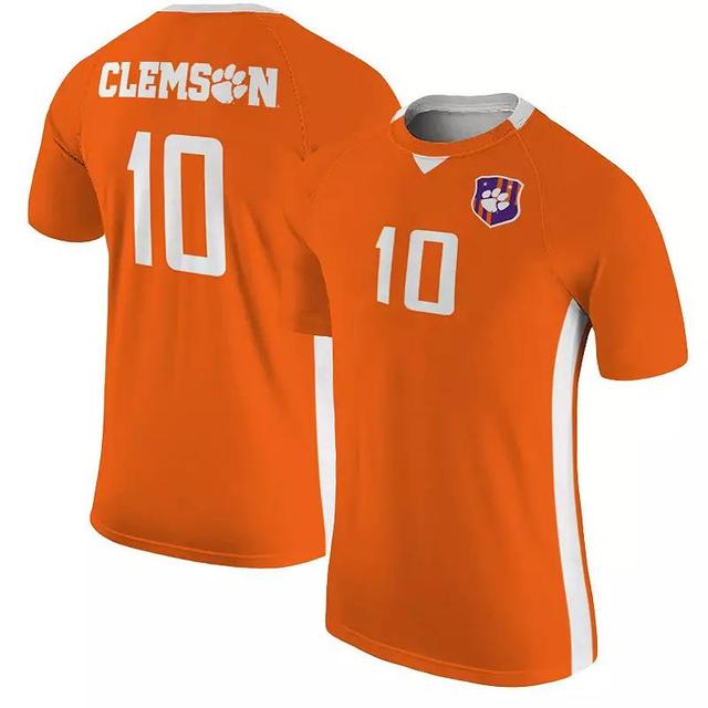 Mens Original Retro Brand #10 Clemson Tigers Soccer Jersey Product Image