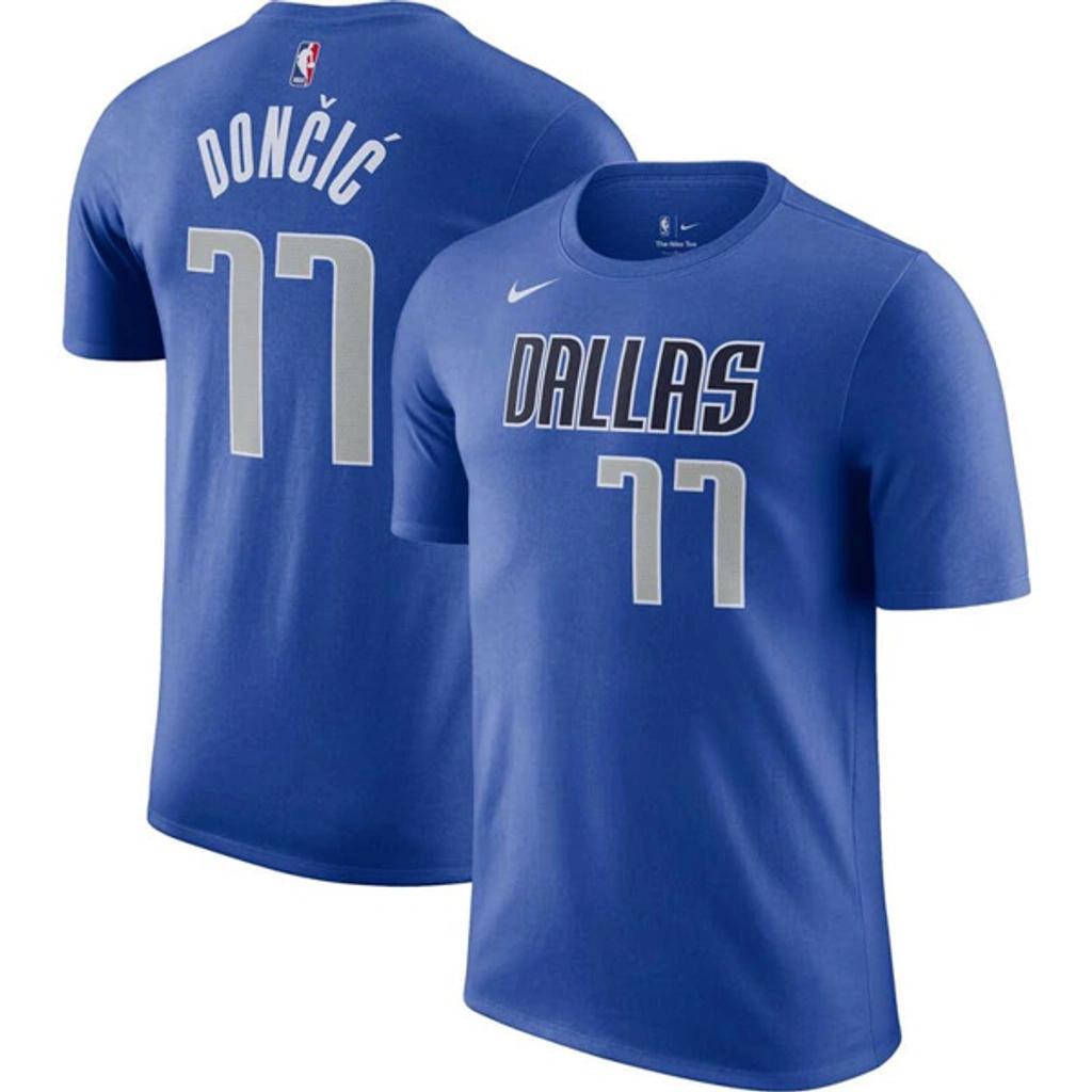 NIKE Dallas Mavericks  Men's Nba T-shirt In Blue Product Image