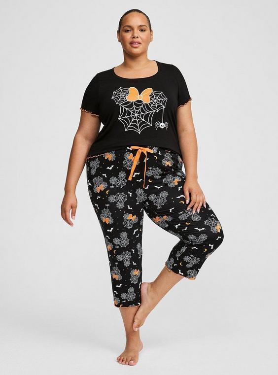 Disney Minnie Halloween Lettuce Hem Sleep Pant Product Image