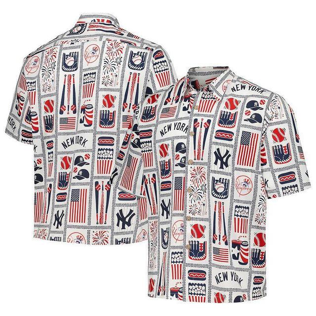 Mens Reyn Spooner New York Yankees Americana Button-Up Shirt Product Image