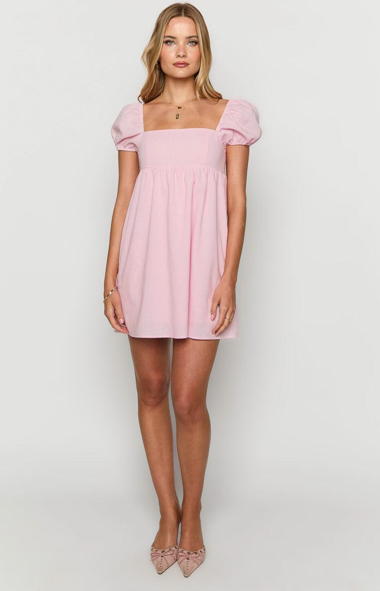 Radient Pink Mini Dress Product Image