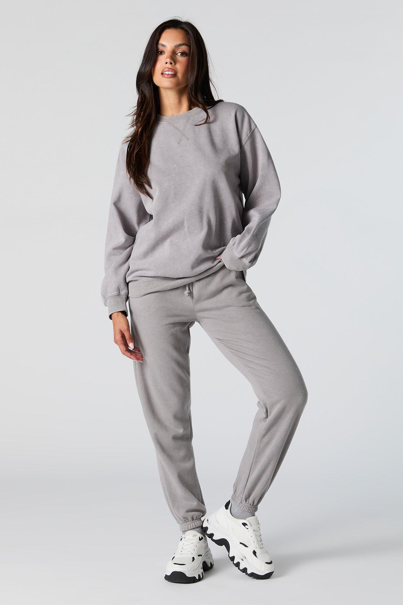 Washed Fleece Jogger Female Product Image