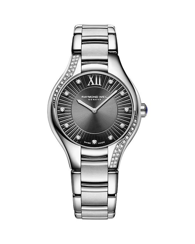 Raymond Weil Womens Swiss Noemia Diamond (1/4 ct. t.w.) Stainless Steel Bracelet Watch 32mm Product Image