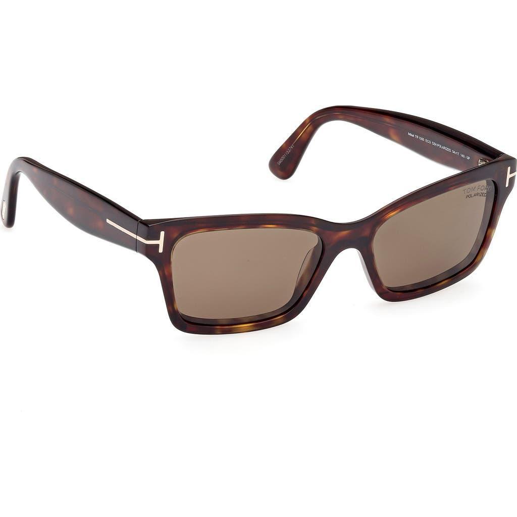 TOM FORD Mikel Polarized Brown Cat Eye Ladies Sunglasses Ft1085 52h 54 Product Image