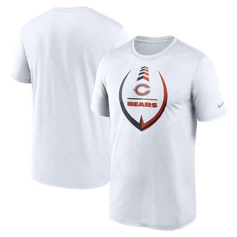 Mens Nike White Cleveland Browns Icon Legend Performance T-shirt Product Image