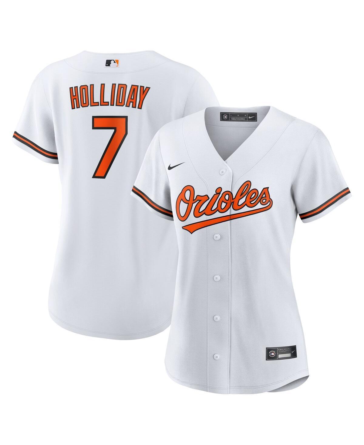 Nike Womens Jackson Holliday White Baltimore Orioles Home Replica Player Jersey - White Product Image