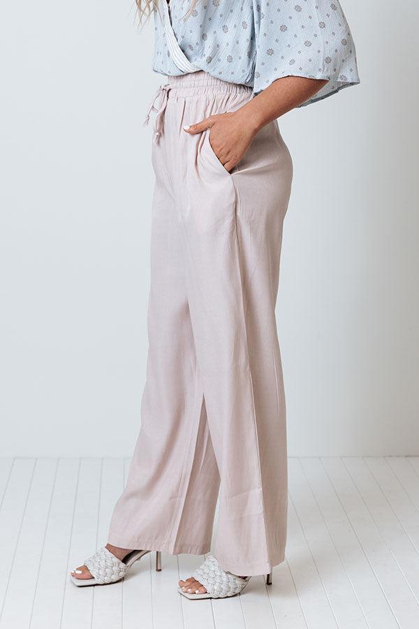 Joyful Evening High Waist Pants In Rose Quartz Product Image