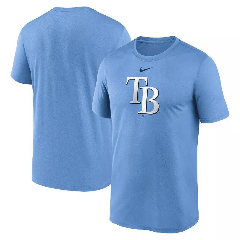 Mens Nike Blue Tampa Bay Rays Legend Fuse Large Logo Performance T-Shirt Product Image