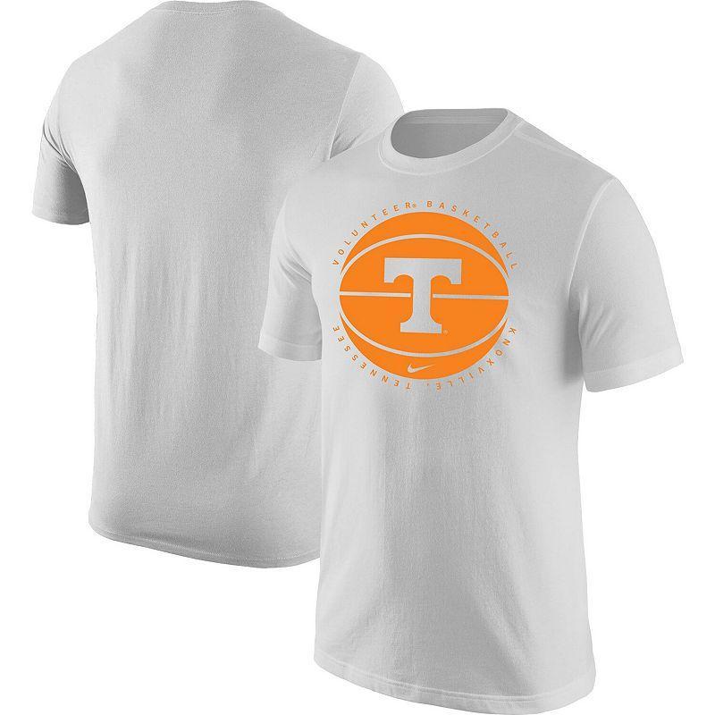 Mens Nike White Tennessee Volunteers Basketball Logo T-Shirt Product Image