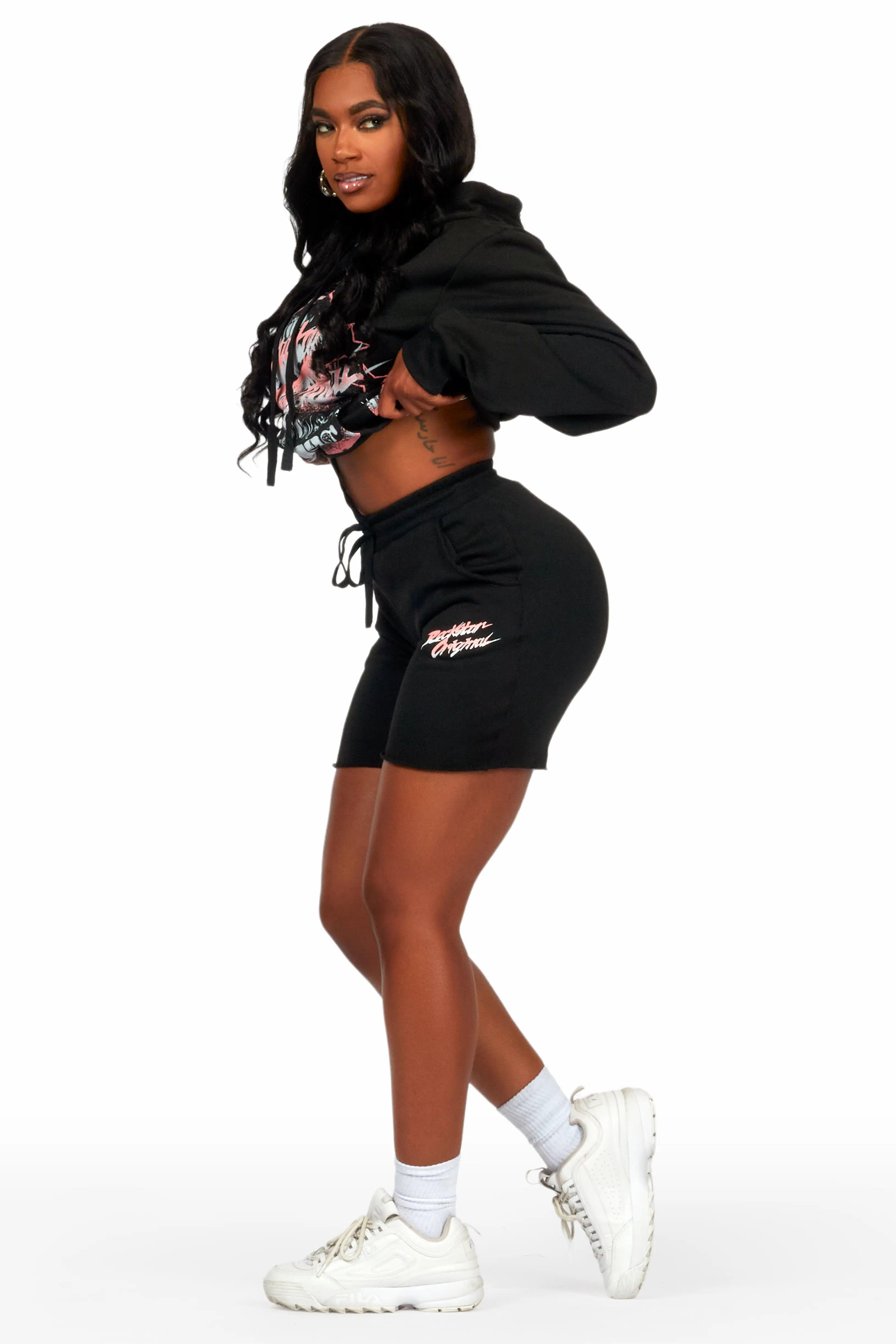 Malique Black Short Set Female Product Image