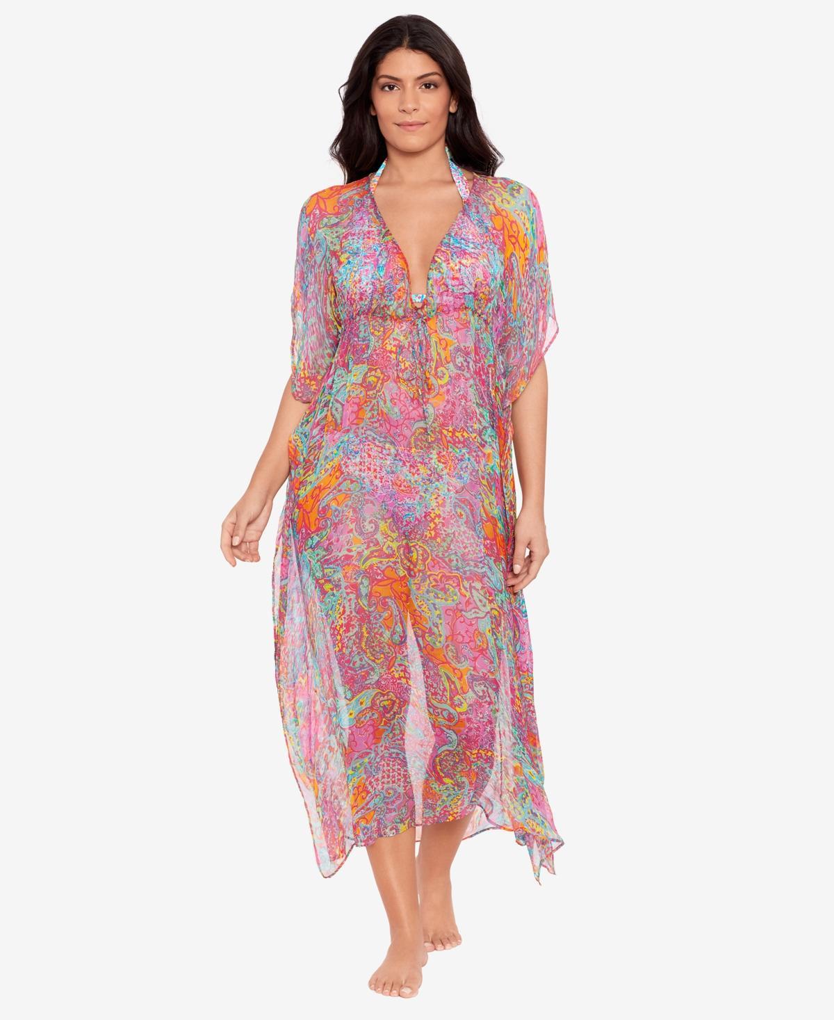 Lauren Ralph Lauren Womens Midi Cover-Up Caftan Product Image