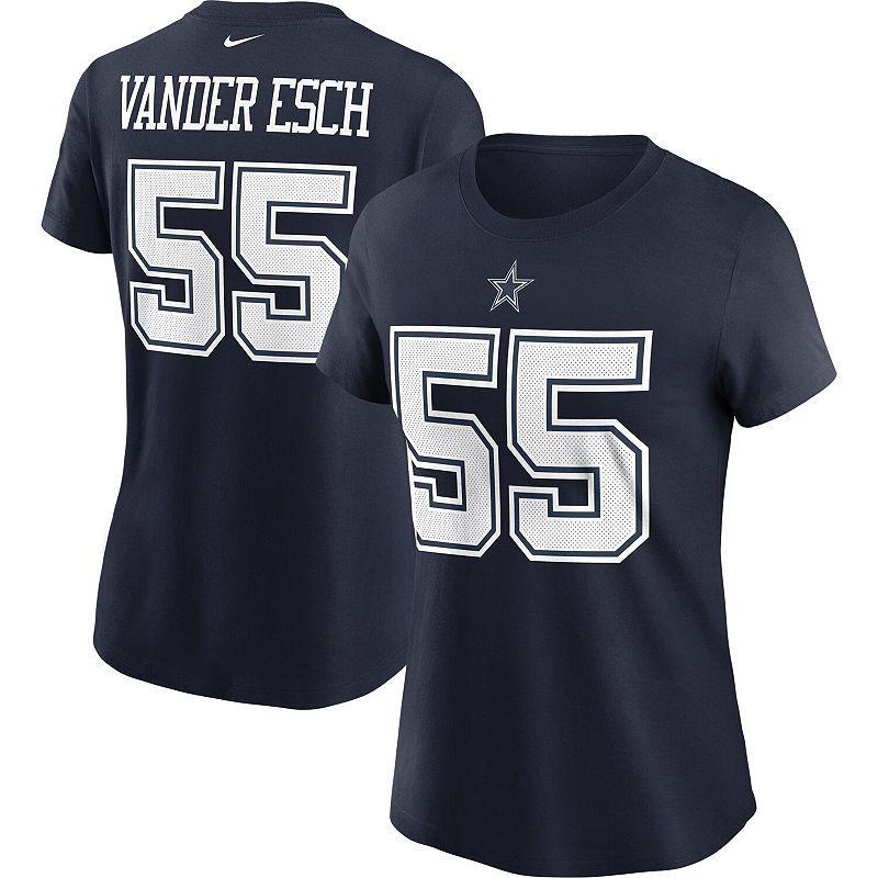 Womens Nike Leighton Vander Esch Dallas Cowboys Name & Number T-Shirt Blue Product Image